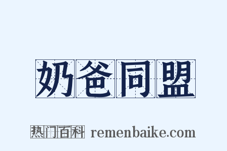 奶爸同盟是什么意思的图片